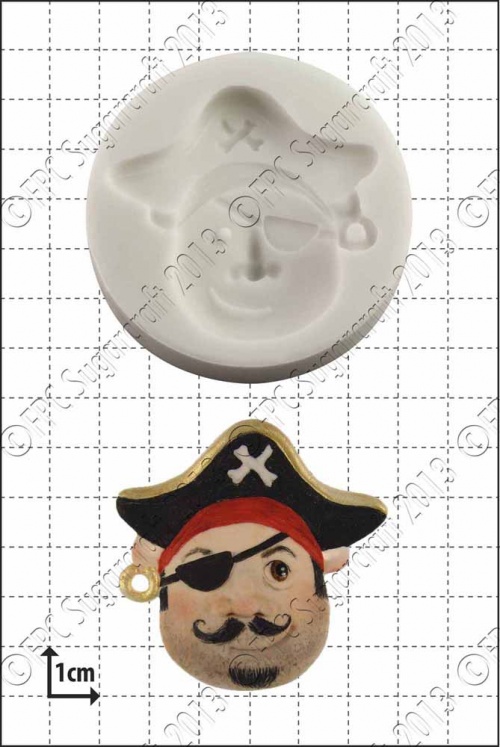 'Pirate Face (1)' Silicone Mould